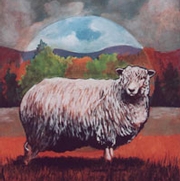 Cotswold Featured Breed art by Jacquie Roland